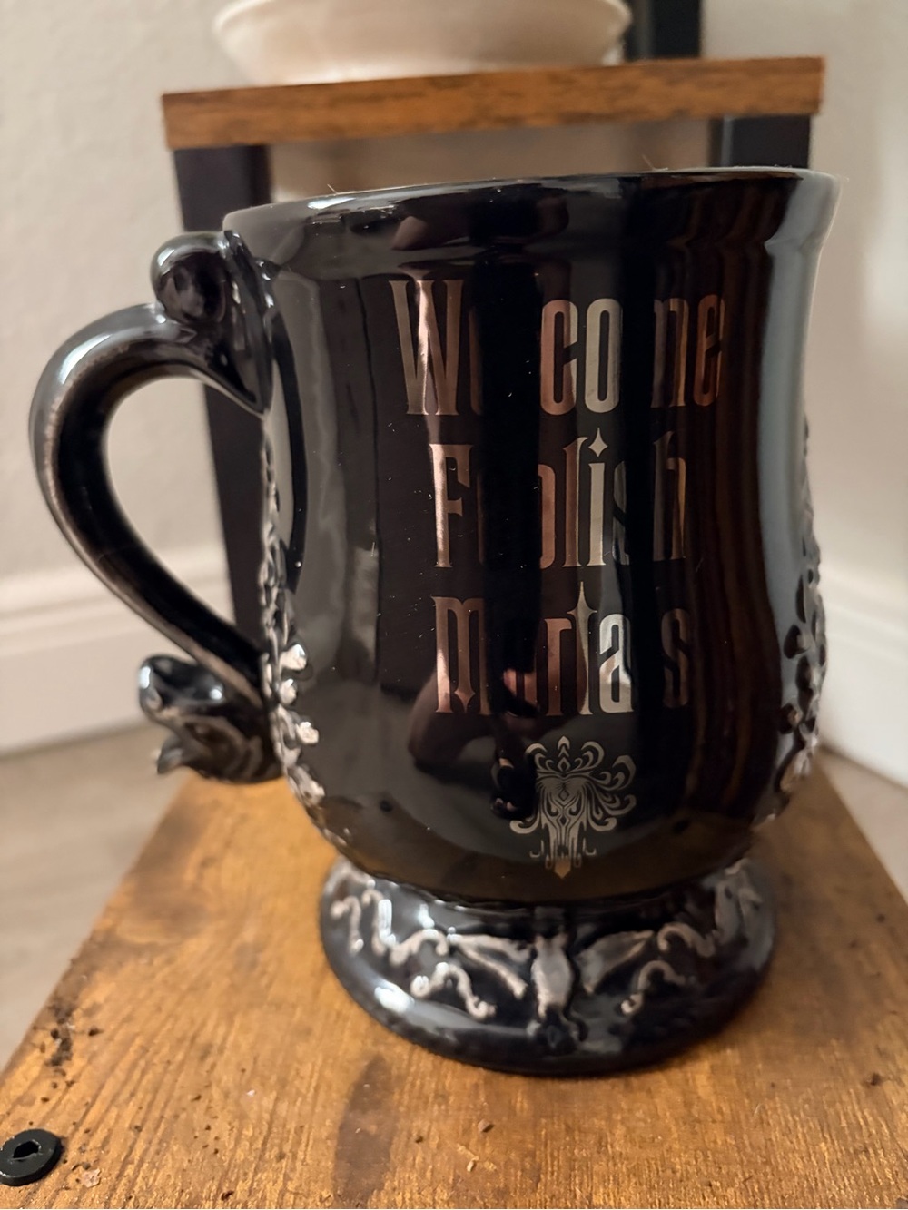 Disney Haunted Mansion Welcome Foolish Mortals Mug Spirit Halloween - Picture 2 of 6